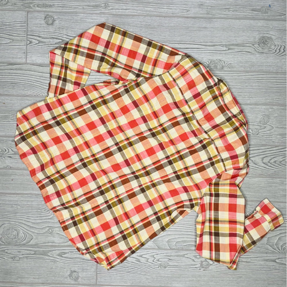 Pendleton Woman’s Plaid Cotton Button Front Long … - image 4